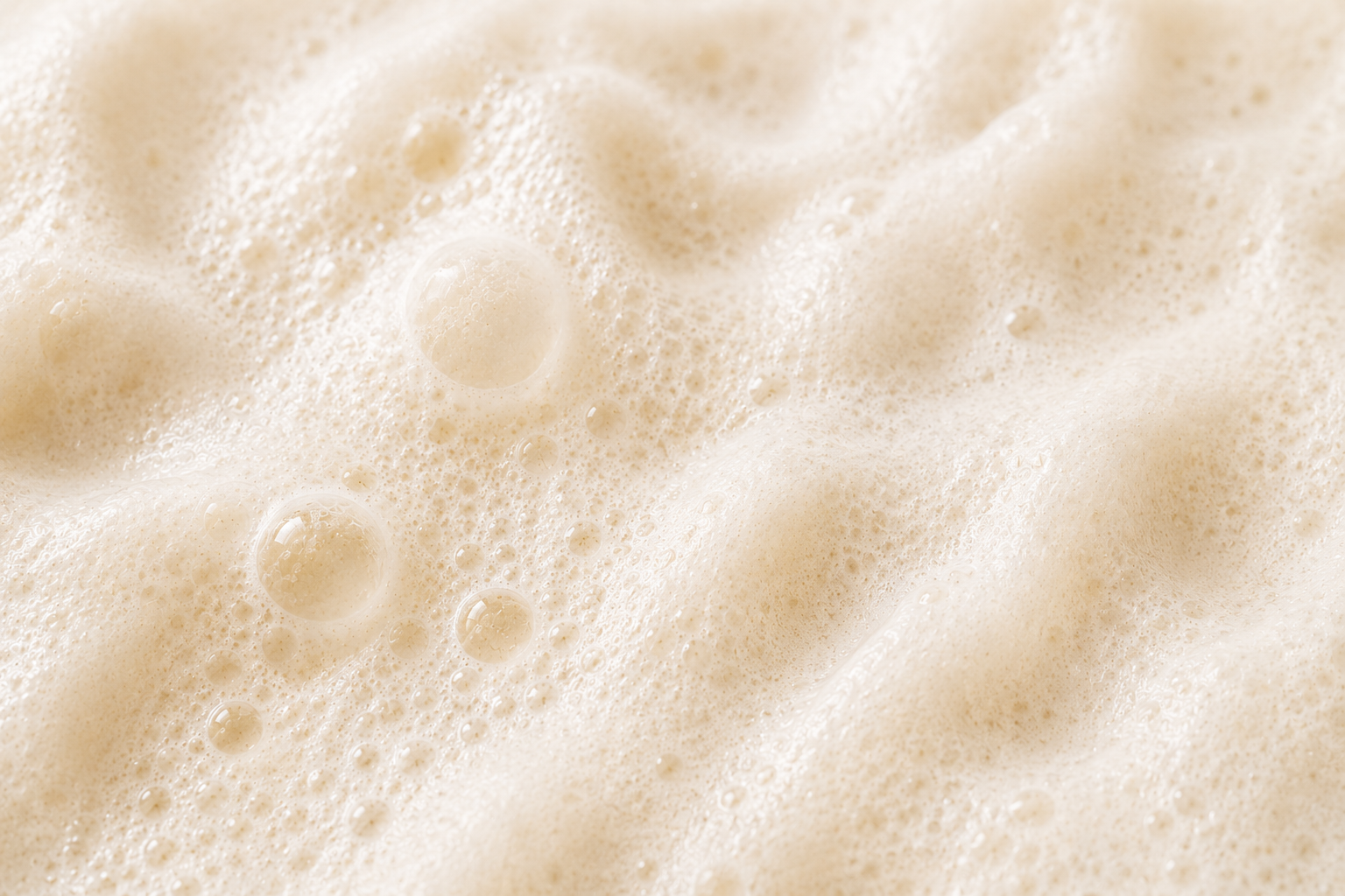 Texture de mousse nettoyante